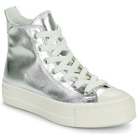 Shoes Women Hi top trainers Converse CHUCK TAYLOR ALL STAR LIFT Silver