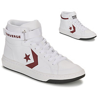Shoes Men Hi top trainers Converse PRO BLAZE V2 LEATHER White / Bordeaux
