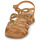 Shoes Women Sandals Mam'Zelle OBERA Camel / Gold