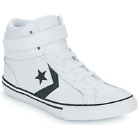 Shoes Boy Hi top trainers Converse PRO BLAZE STRAP LEATHER White / Black