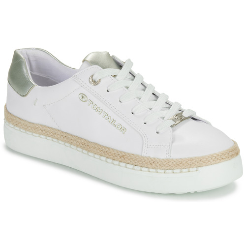 Shoes Women Low top trainers Tom Tailor 5390320023 White / Gold