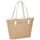 Bags Women Shopping Bags / Baskets Love Moschino RAFFIA White / Beige