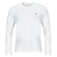 Clothing Long sleeved tee-shirts Polo Ralph Lauren LS CREW NECK White
