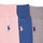 Shoe accessories Socks Polo Ralph Lauren 84023PK-MERC 3PK-CREW SOCK-3 PACK Marine / Grey / Pink