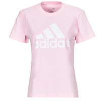 Clothing Women Short-sleeved t-shirts Adidas Sportswear W BL T Pink / White
