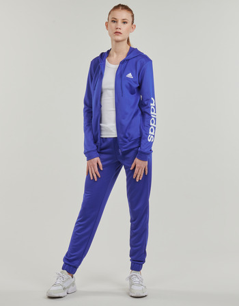 Clothing Women Tracksuits Adidas Sportswear W LINEAR TS Blue / White