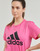 Clothing Women Short-sleeved t-shirts Adidas Sportswear W BL T Pink / Black