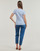 Clothing Women Short-sleeved t-shirts Lauren Ralph Lauren ALLI-SHORT SLEEVE-T-SHIRT White / Blue
