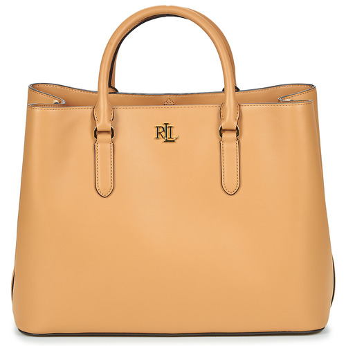Bags Women Handbags Lauren Ralph Lauren MARCY 36 SATCHEL LARGE Beige