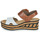 Shoes Women Sandals Rieker  White / Brown