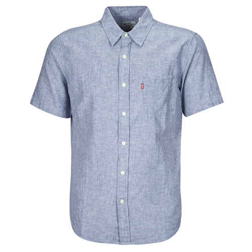 Clothing Men Short-sleeved shirts Levi's S/S SUNSET 1 PKT STANDRD Blue