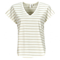Clothing Women Short-sleeved t-shirts Vero Moda VMIBI Ecru / Gold