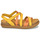 Shoes Women Sandals Art RHODES Yellow / Coppery