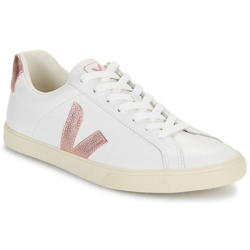 Shoes Women Low top trainers Veja ESPLAR LOGO White / Pink