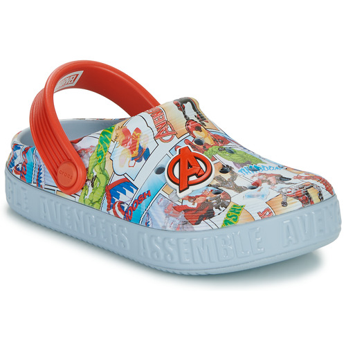 Shoes Boy Clogs Crocs Avengers Off Court Clog K Grey / Multicolour