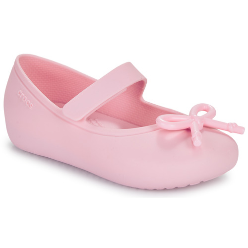 Shoes Girl Flat shoes Crocs Brooklyn Bow Mary Jane Flat T Pink