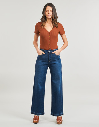 Pepe jeans WIDE LEG JEANS UHW Blue