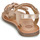 Shoes Girl Sandals Gioseppo DELONICE Pink / Gold