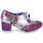 Shoes Women Brogues Irregular Choice CLARA BOW Purple / Multicolour