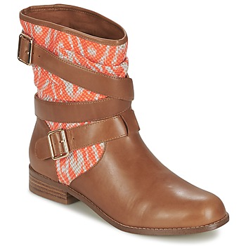 Shoes Women Mid boots Mellow Yellow VABELO Brown / Orange