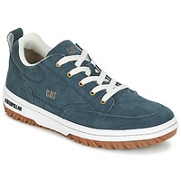 Shoes Men Low top trainers Caterpillar DECADE SUEDE Blue / Night