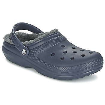 Shoes Clogs Crocs CLASSIC LINED CLOG Marine / Grey