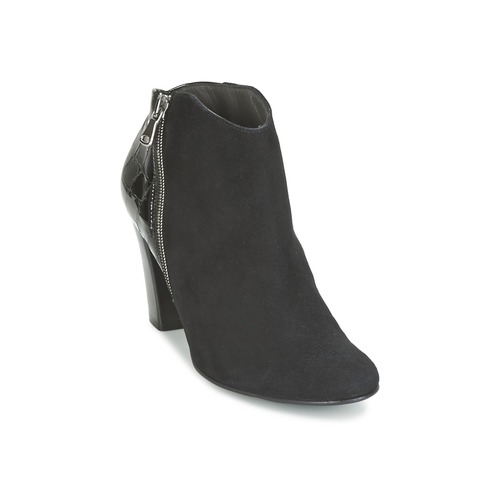 Shoes Women Shoe boots France Mode NANTES Black / Patent
