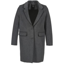 Clothing Women Coats Eleven Paris TABLEAUBIS Grey / Black