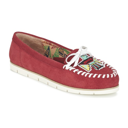 Shoes Women Loafers Miss L'Fire YHUNDERBIRD Red
