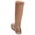 Shoes Women High boots Kickers LONGBOTTE Brown / Gold
