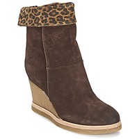 Shoes Women Ankle boots Vic VANCOVER GUEPARDO Brown / Leopard