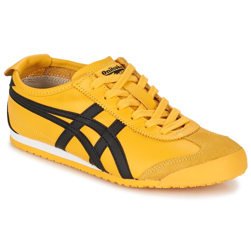 Mercurio Ocultación asentamiento Onitsuka Tiger MEXICO 66 Yellow / Black - Free Delivery with Rubbersole.co. uk ! - Shoes Low top trainers £ 88.99