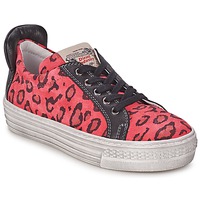Shoes Girl Low top trainers Diesel JAKID Pink / Leopard