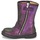 Shoes Girl High boots Pom d'Api HIKE BIKER Purple