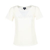 Clothing Women Short-sleeved t-shirts Armani jeans KAJOLA White