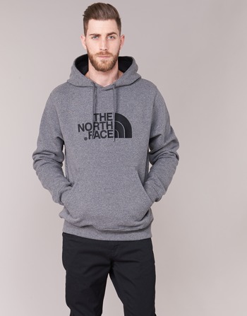 Clothing Men Sweaters The North Face DREW PEAK PULLOVER HOODIE Grey