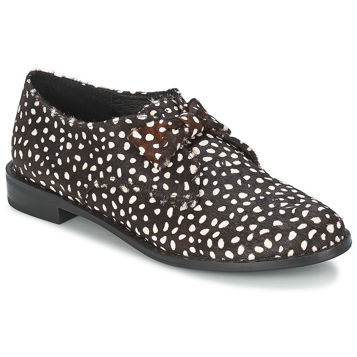 Shoes Women Derby Shoes F-Troupe Bow Polka  black / White