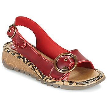 Shoes Women Sandals Fly London TRAMFLY Red