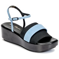 Shoes Women Sandals Robert Clergerie PODDY Black / Blue