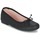 Shoes Girl Flat shoes Citrouille et Compagnie GLIGLO Black / Glitter