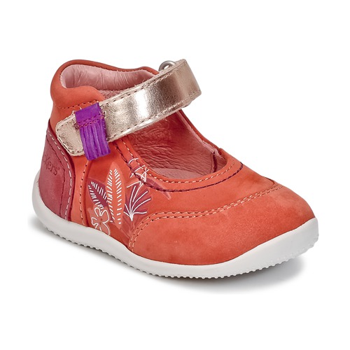 Shoes Girl Flat shoes Kickers BIMAMBO Orange / Fuschia / Pink