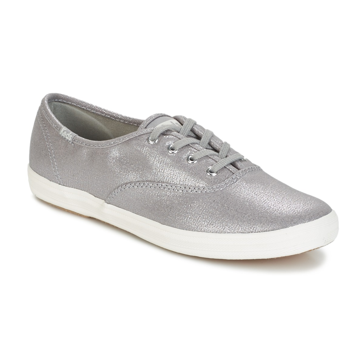 Shoes Women Low top trainers Keds CH METALLIC CANVAS Silver