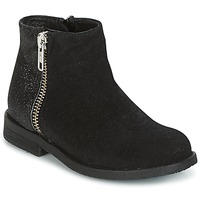Shoes Girl Mid boots Young Elegant People FABIOLAD Black