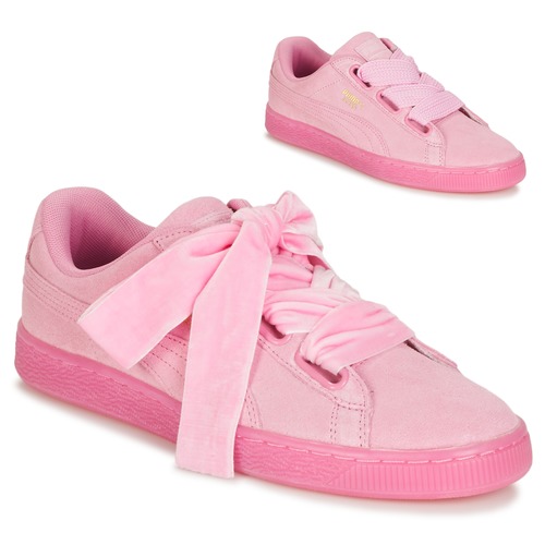 Shoes Women Low top trainers Puma SUEDE HEART RESET WN'S Pink