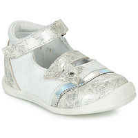 Shoes Girl Flat shoes GBB STACY White / Silver