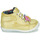Shoes Girl Hi top trainers Catimini SALAMANDRE Yellow