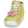 Shoes Girl Hi top trainers Catimini SALAMANDRE Yellow