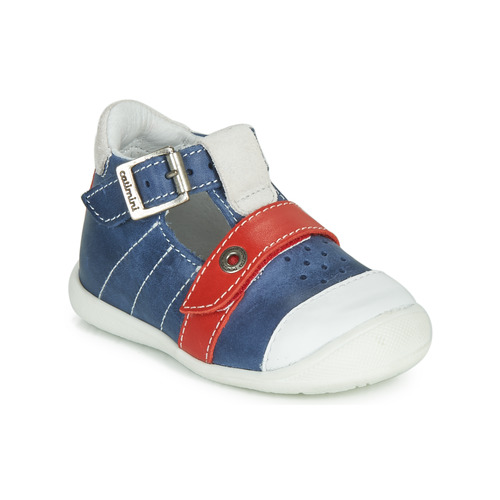 Shoes Boy Sandals Catimini SESAME Blue / Red