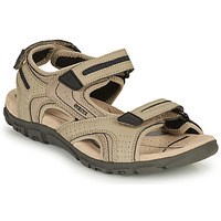 Shoes Men Outdoor sandals Geox S.STRADA D Sable / Black