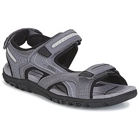 Shoes Men Outdoor sandals Geox S.STRADA D Grey
